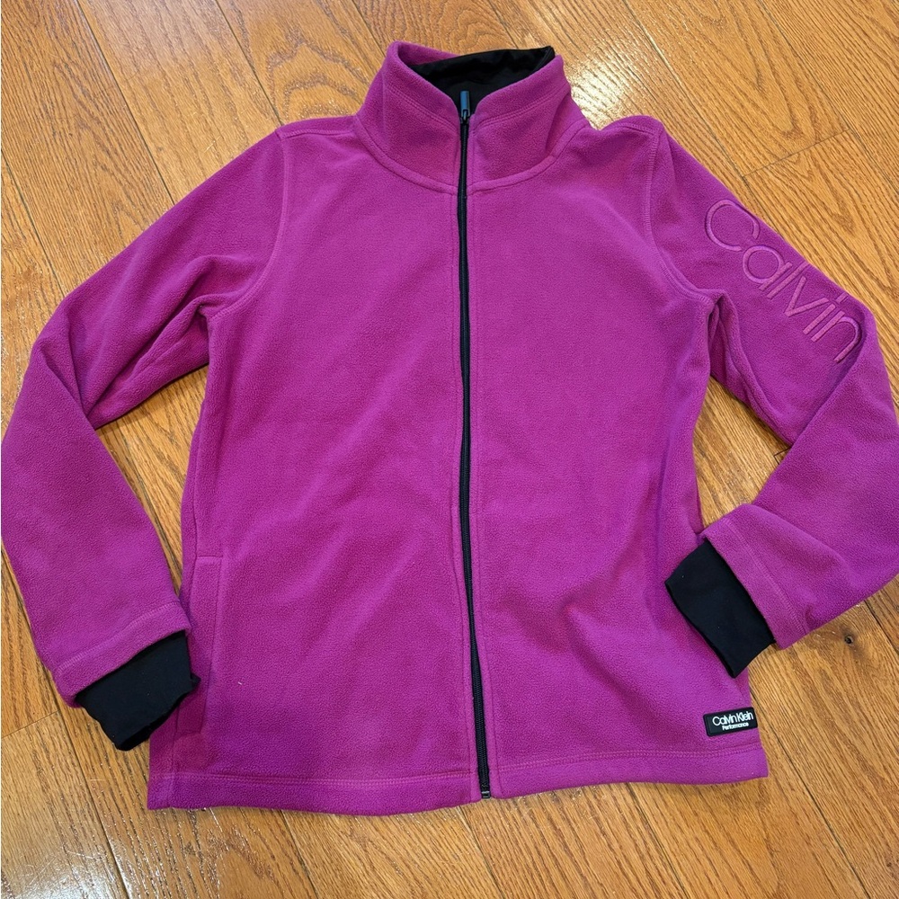 Calvin Klein Performance Full-Zip Fleece Jacket – Women’s Medium